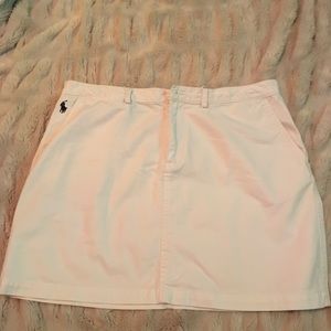 Ralph Lauren Sport skirt jean white size 10